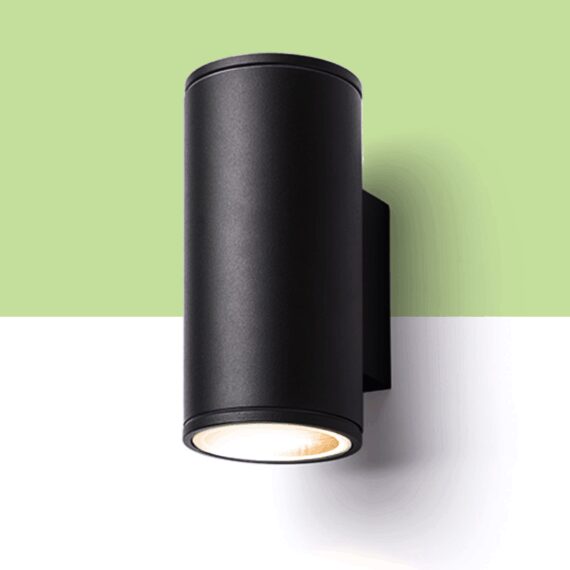 LIZZI II Wandleuchte anthrazitgrau  230V LED GU10 2x8W IP54