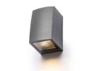 SELMA Wandleuchte anthrazitgrau  230V LED GU10 8W IP54