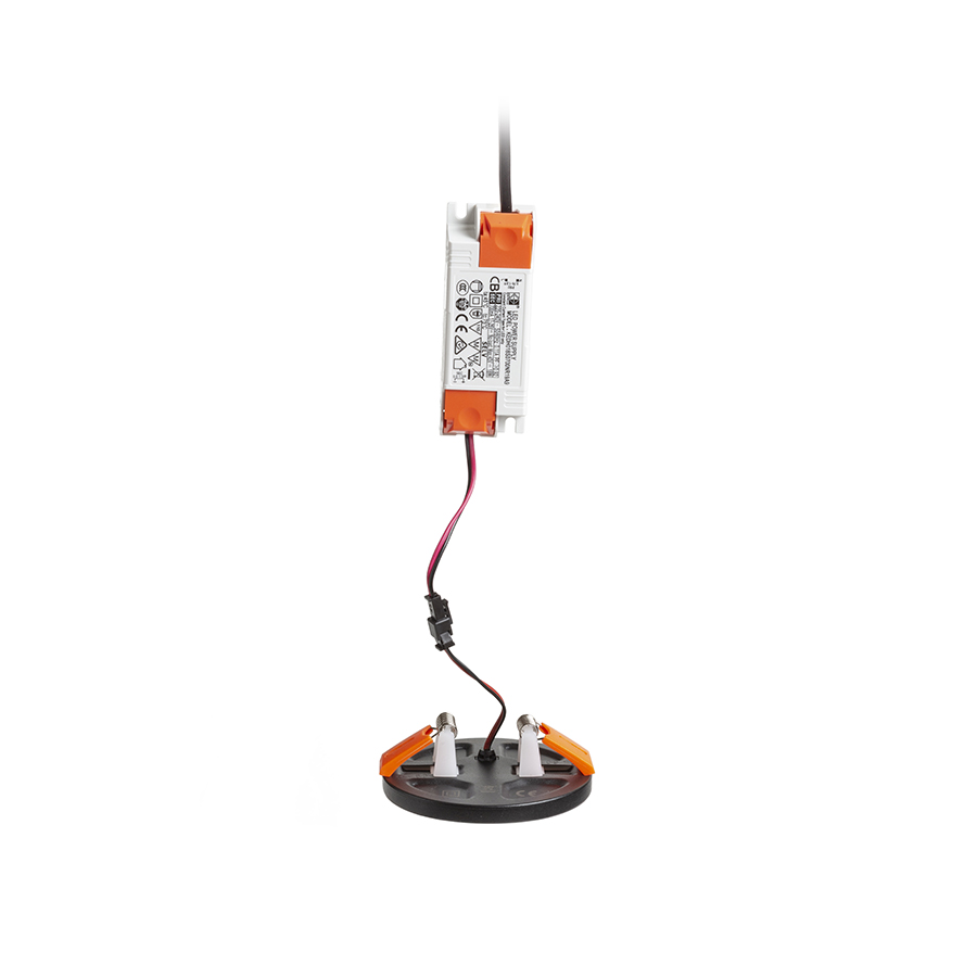 BJORK R 9 Einbauleuchte schwarz 230V LED 6W 3000K