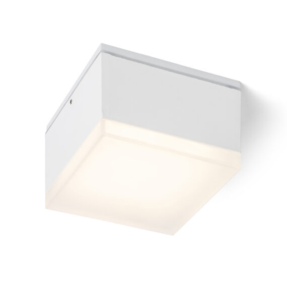 ORIN SQ Deckenleuchte weiß satiniertes Akryl 230V LED 10W IP54 3000K