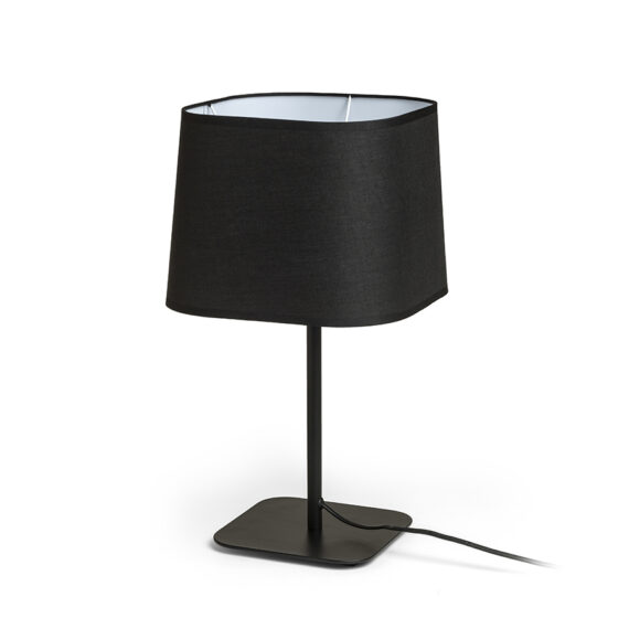PERTH Tischleuchte schwarz/schwarz  230V LED E27 11W