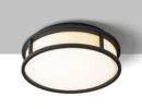 GRANDE LED 25 Deckenleuchte  Opalglas/schwarz 230V LED 12W IP44  3000K
