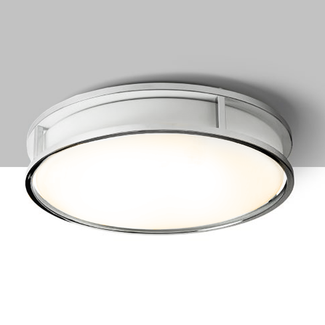 GRANDE LED 35 Deckenleuchte Opalglas/schwarz 230V LED 24W IP44 3000K