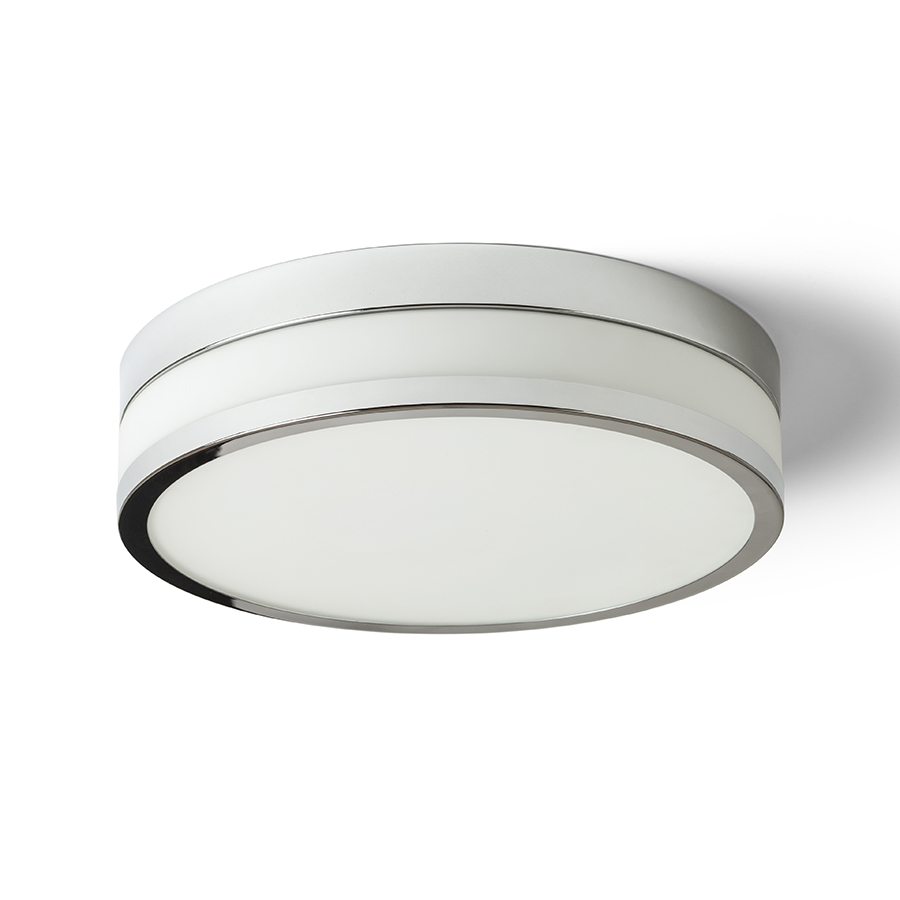 CIRA LED 35 Deckenleuchte Opalglas/Chrom 230V LED 24W IP44 3000K