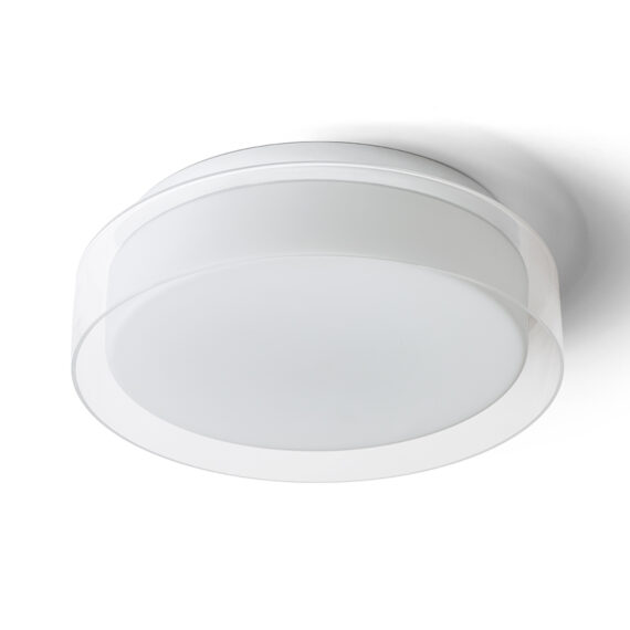 VENICE LED 30 Deckenleuchte  Klarglas/Opalglas/Chrom 230V LED 12W IP44  3000K