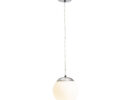 BOLLY 17 Pendelleuchte  Opalglas/Chrom 230V LED E27 11W IP44