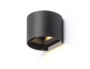 TITO R DIMM Wandleuchte schwarz  230V LED 2x3W IP65  3000K