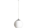 LUNA 25 Pendelleuchte  Opalglas/Chrom 230V LED E27 15W