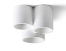 GINA III Deckenleuchte Gips 230V LED GU10 3x5W