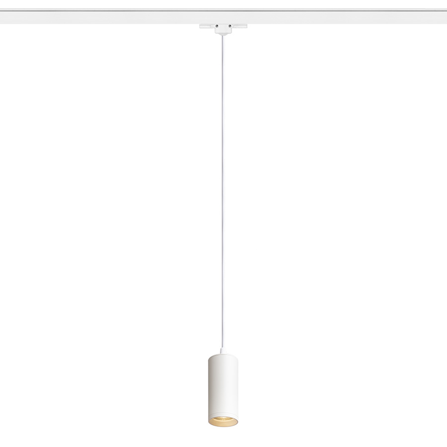 BELENOS für 3-Phasen-Stromschiene Pendelleuchte weiß 230V LED GU10 9W