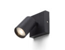 DUDE SQ Aufbauleuchte schwarz 230V LED GU10 9W