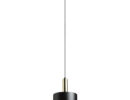 GIULIA 20 für 1-Phasen-Stromschiene schwarz/goldbraun Messing 230V LED E27 15W