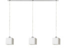 DADOS III 80 Pendelleuchte  Opalglas/Chrom 230V LED E27 3x11W