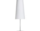 NYC/CONNY 15/30 Tischleuchte  Polycotton weiß/Nickel 230V LED E27 11W