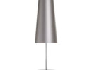 NYC/CONNY 15/30 Tischleuchte  Monaco Taubegrau/silber PVC/Nickel 230V LED E27 11W