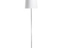 NYC/CONNY 35 Standleuchte  Polycotton weiß/Chrom 230V LED E27 15W