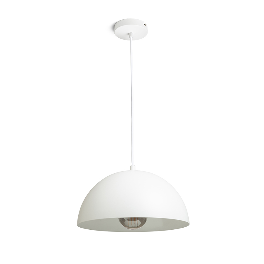 GLADYS 30 Pendelleuchte weiß/weiß 230V LED E27 15W
