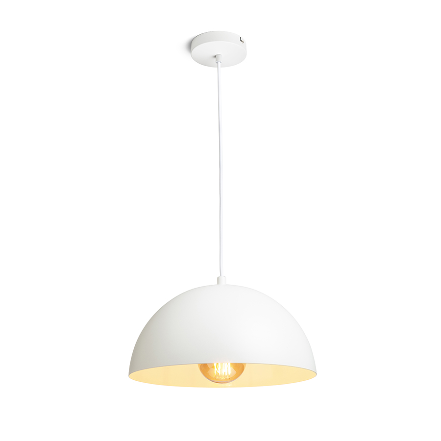 GLADYS 30 Pendelleuchte weiß/weiß 230V LED E27 15W