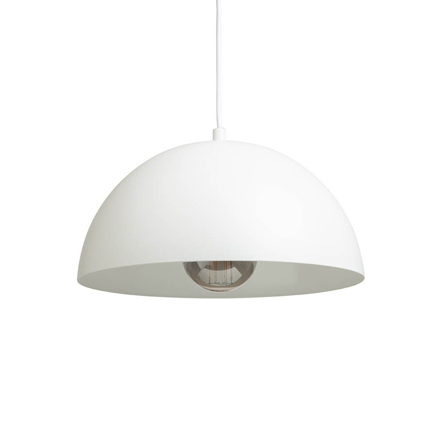 GLADYS 30 Pendelleuchte weiß/weiß 230V LED E27 15W
