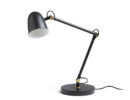 DANNY Tischleuchte weiß Mattnickel 230V LED E14 5W