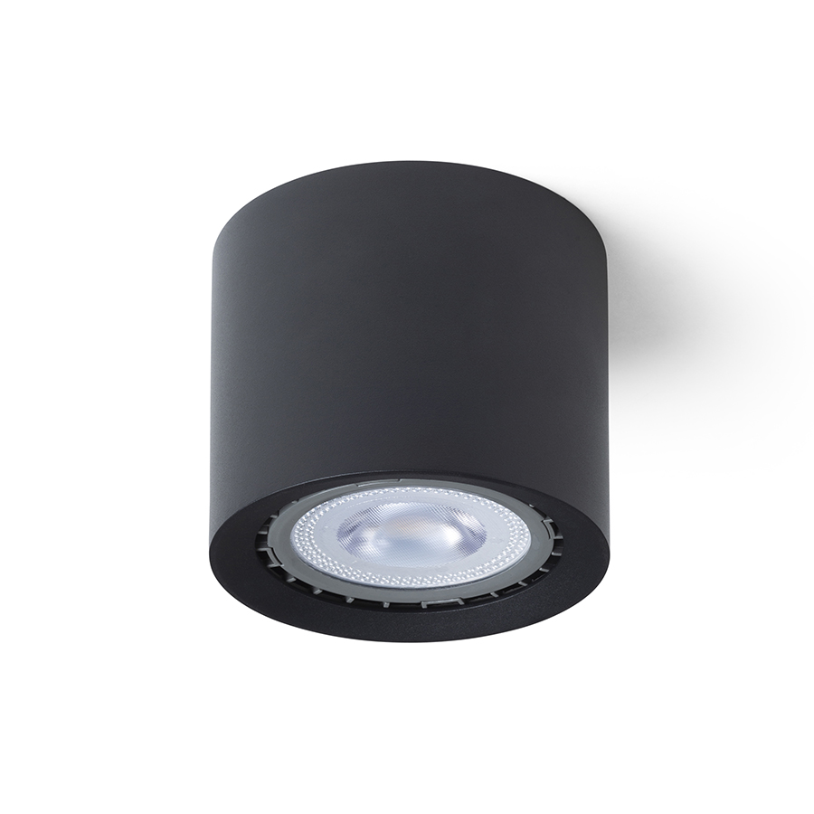 KAYAL Deckenleuchte schwarz 230V LED GU10 9W