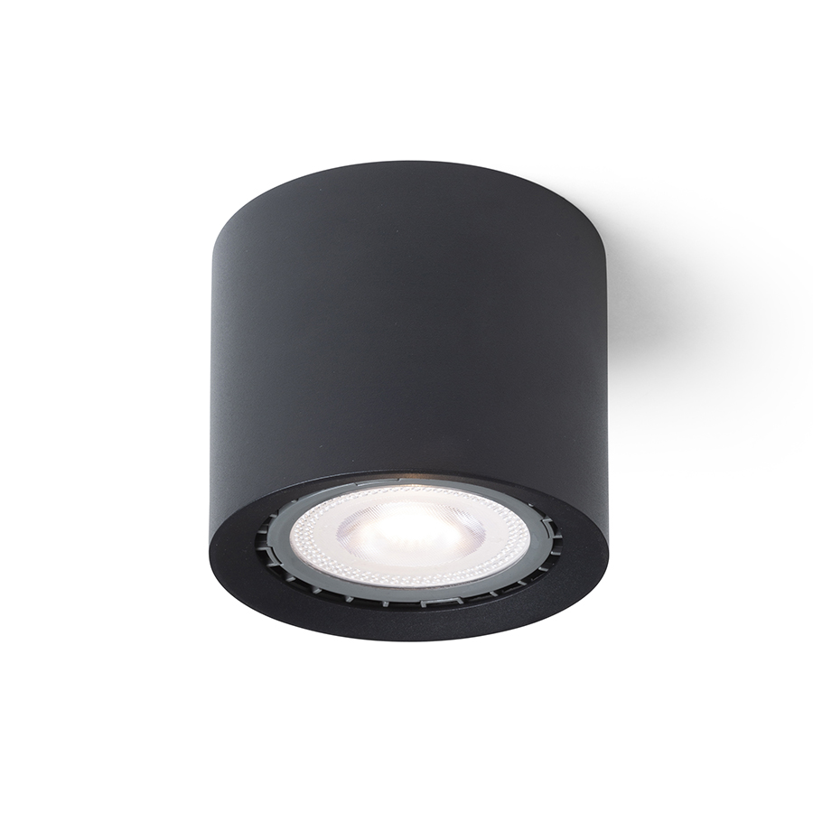 KAYAL Deckenleuchte schwarz 230V LED GU10 9W