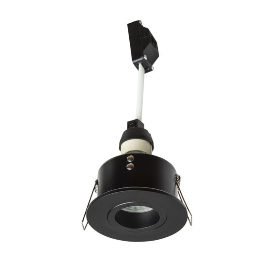 GALO R Einbauleuchte schwarz 230V LED GU10 9W IP65