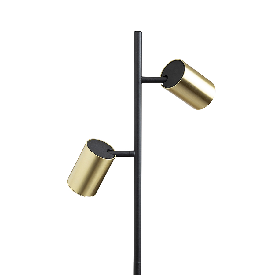 FLYNN II Standleuchte weiß 230V LED GU10 2x9W