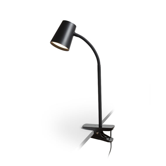 VERINA Dimm Klemmlampe weiß  230V LED 4.5W 100°  3000K