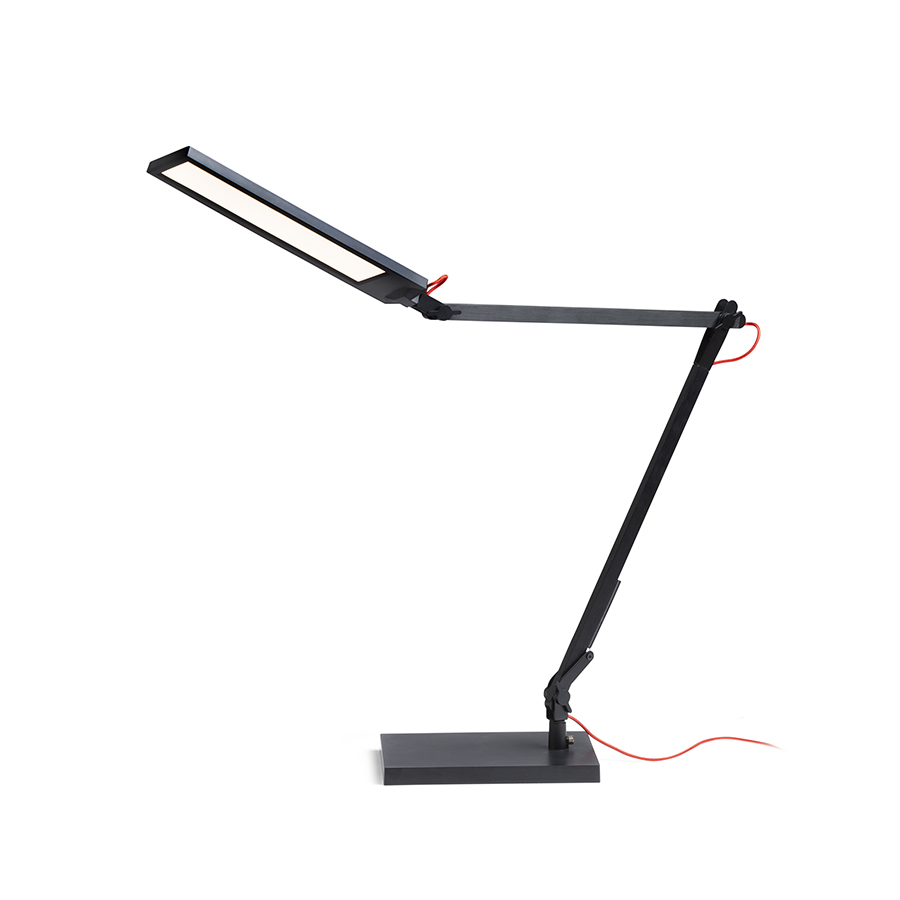 NORMA DIMM Tischleuchte weiß/rot 230V LED 10W 100° 3000K 4000K 6500K