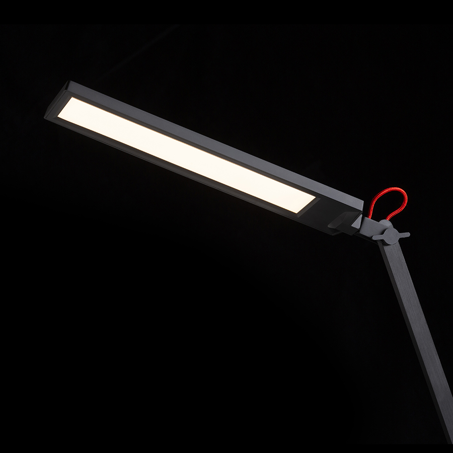 NORMA DIMM Tischleuchte weiß/rot 230V LED 10W 100° 3000K 4000K 6500K