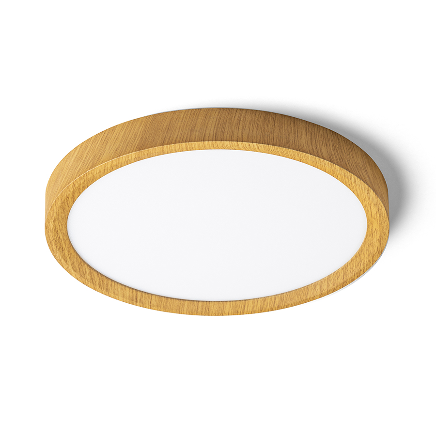 LANA 23 Aufbauleuchte Dekor Buche/Kunststoff 230V LED 18W 3000K 4000K 6000K