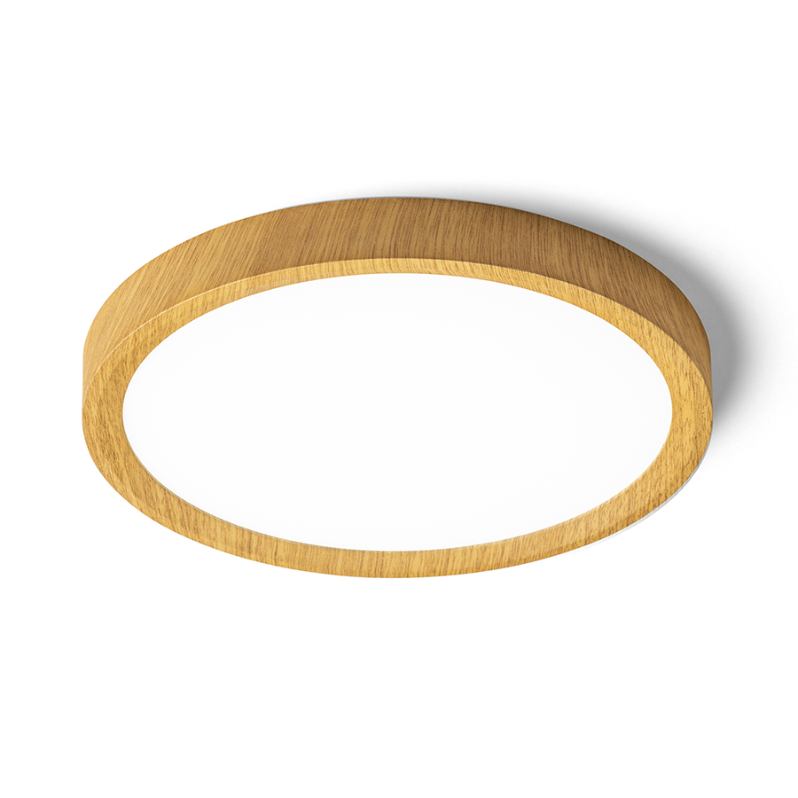LANA 23 Aufbauleuchte Dekor Buche/Kunststoff 230V LED 18W 3000K 4000K 6000K