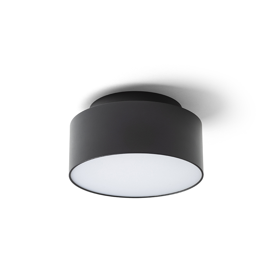 MARLENE 14 Aufbauleuchte schwarz 230V LED 18+6W 3000K