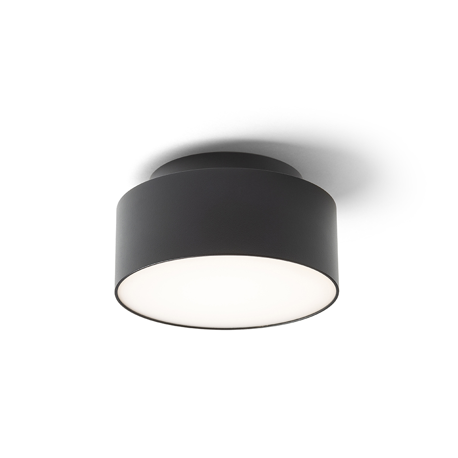 MARLENE 14 Aufbauleuchte schwarz 230V LED 18+6W 3000K
