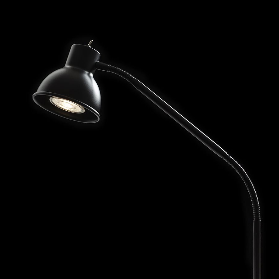 HARMONY mit der Tischklemme schwarz 230V LED GU10 8W