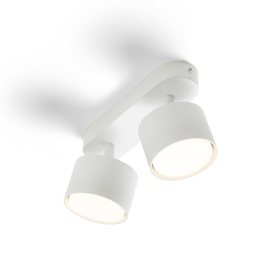 PIXEL II Aufbauleuchte schwarz 230V LED GX53 2x7W