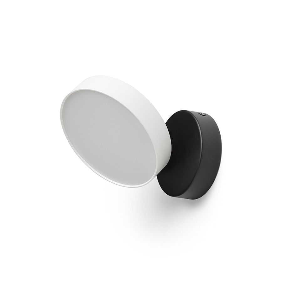 ARETHA Aufbauleuchte weiß/schwarz 230V LED 12W 3000K