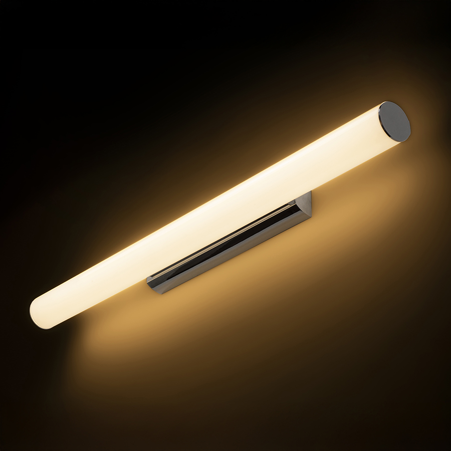 RIVIER LED 89 Wandleuchte Chrom/milchfarbenes Acryl 230V LED 30W 3000K