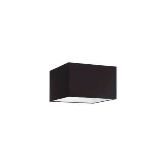 TEMPO 30/19 Lampenschirm Polycotton schwarz/Weißes PVC max. 23W
