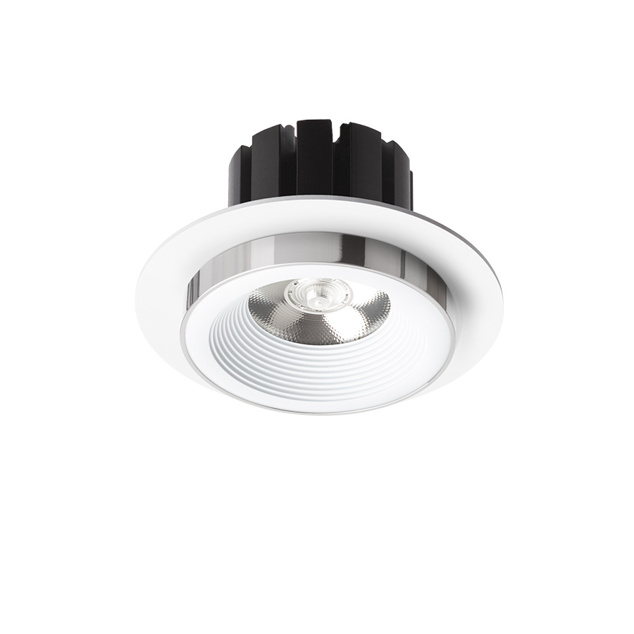 SHARM R I Einbauleuchte weiß Chrom 230V LED 10W 24° 3000K