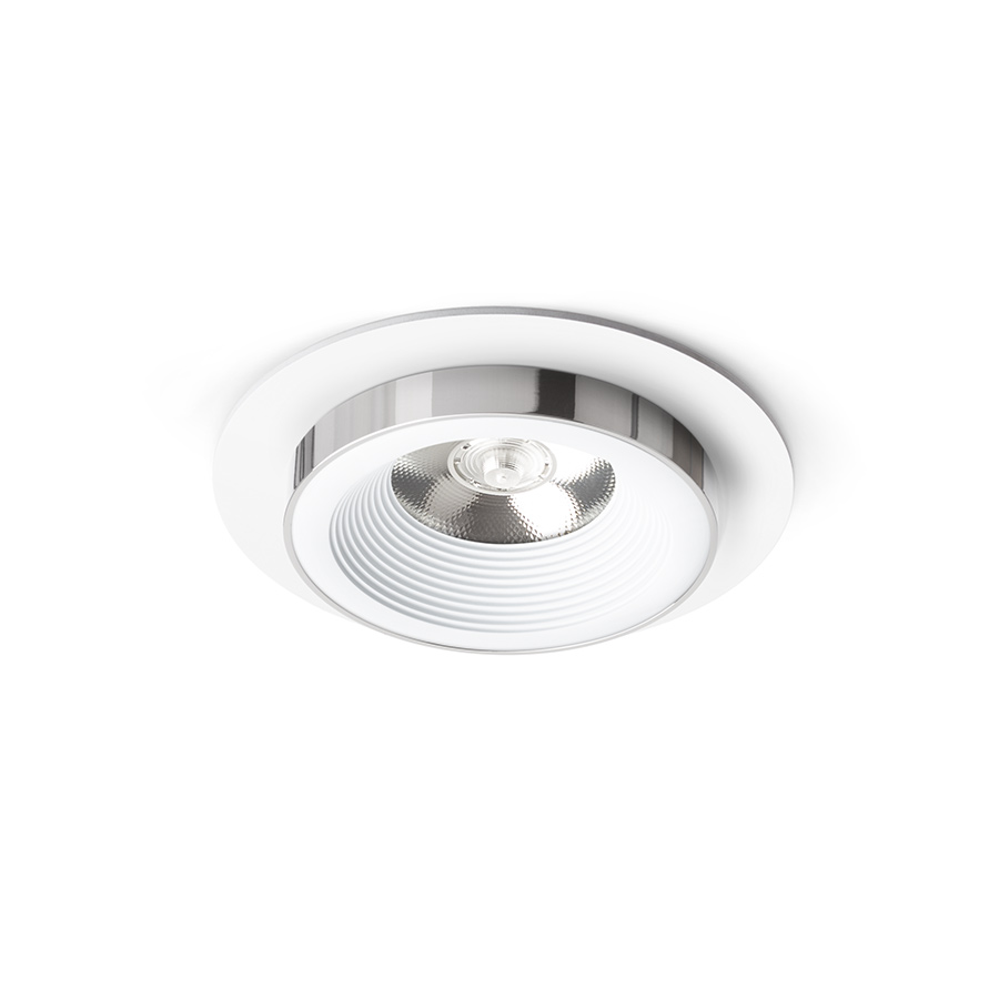 SHARM R I Einbauleuchte weiß Chrom 230V LED 10W 24° 3000K