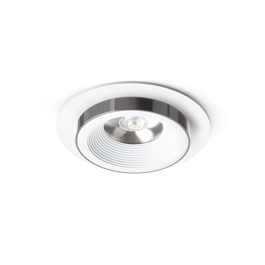 SHARM R I Einbauleuchte weiß Schwarzchrom 230V LED 10W 24° 3000K