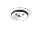 SHARM R I Einbauleuchte weiß/schwarz 230V LED 10W 24° 3000K