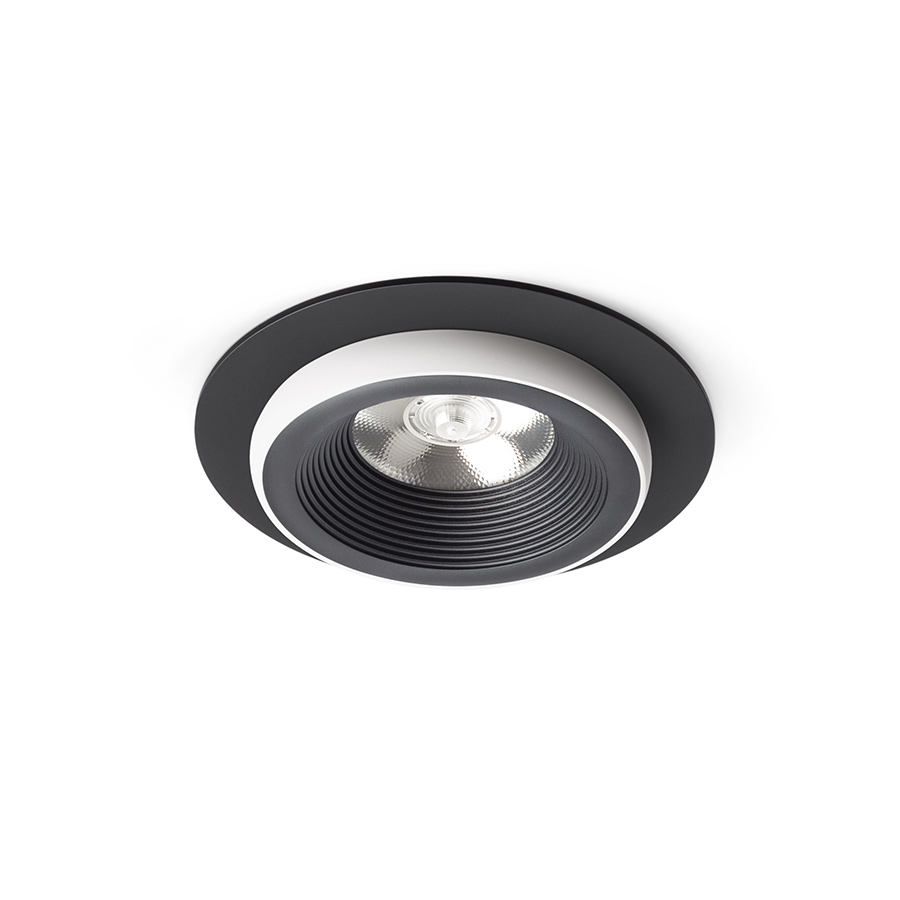 SHARM R I Einbauleuchte schwarz/weiß schwarz 230V LED 10W 24° 3000K