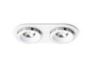 SHARM R II Einbauleuchte weiß Chrom 230V LED 2x10W 24° 3000K