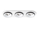 SHARM R III Einbauleuchte weiß/schwarz 230V LED 3x10W 24° 3000K