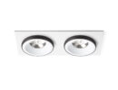 SHARM SQ II Einbauleuchte weiß/schwarz 230V LED 2x10W 24° 3000K