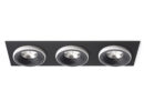 SHARM SQ III Einbauleuchte schwarz/weiß 230V LED 3x10W 24° 3000K